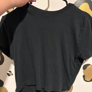 Hollister Black Crop Top